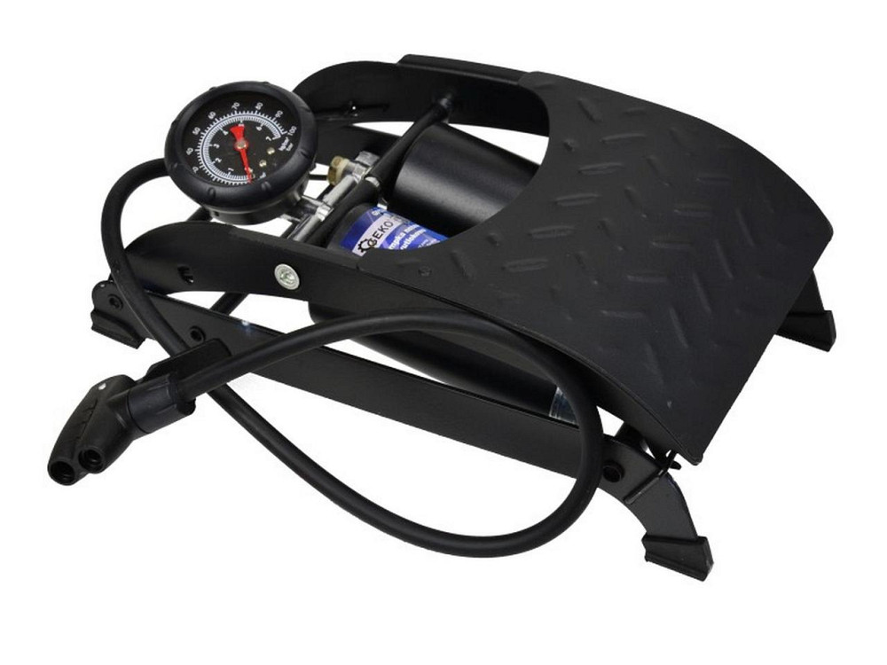 ПневмоНасос ножний двопоршневий з манометром "GEKO" Киев - изображение 2