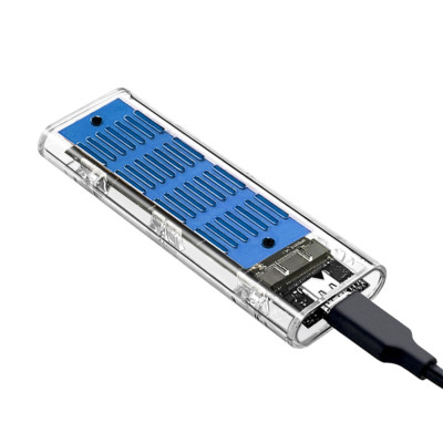 Карман внешний Dynamode M.2 SSD NVMe/SATA combo ч-з USB3.2 GEN2 Type-C (DM-CAD-SSD09) Винница - изображение 9