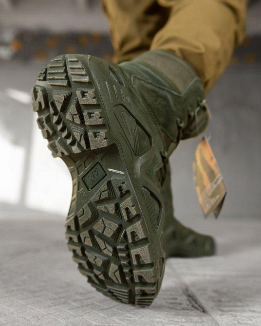 Тактичні туфлі берці AK olive ВТ0528 Одеса - фото 4