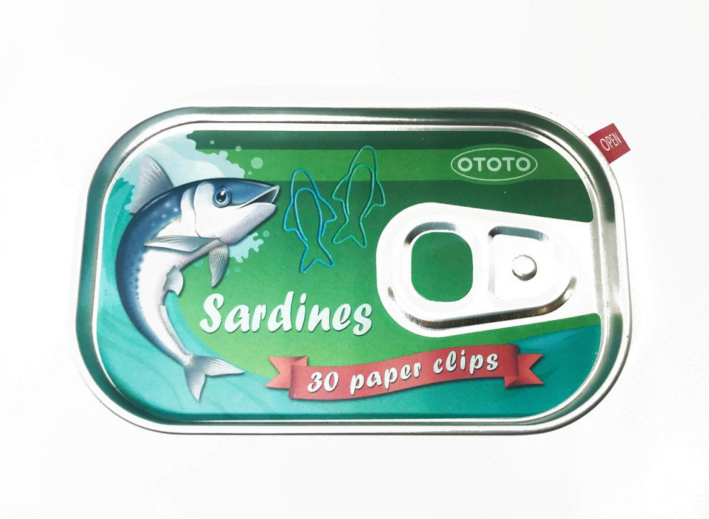Набір канцелярських скріпок "Сардіна" (30 шт.) Рівне - фото 4