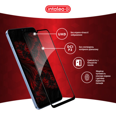 Стекло защитное Intaleo Full Glue Xiaomi Redmi A3 Black (1283126591297) Винница - изображение 4