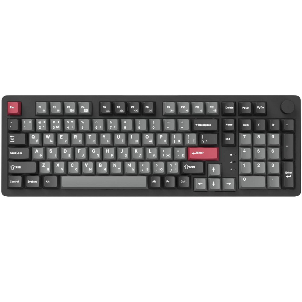 Клавіатура бездротова GamePro Asgard Drakkar Keychron Super Red Switch Black (MK305BK) ( 11600 ) Харьков - изображение 20