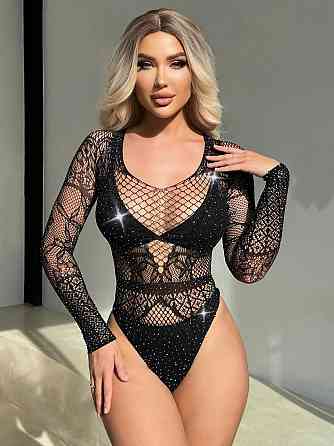 Боди JSY WW7041 Black One Size Sex Aura Киев