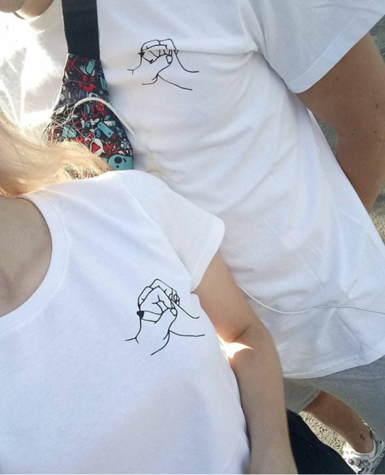 Парные футболки для влюбленных с принтом Черновцы - изображение 1