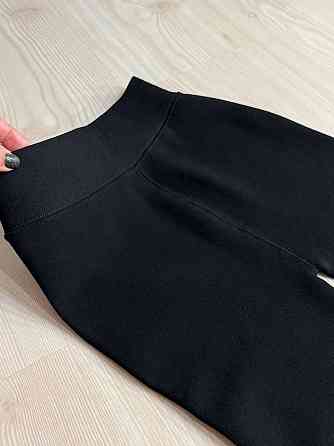 Лосины женские Kataya 6828 утепленные на флисе хлопковые 42-48 черные, черный, 42-48 Киев