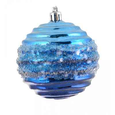 Елочная игрушка YES! Fun Морская тайна шар светло голубой 8 см (972858) Винница