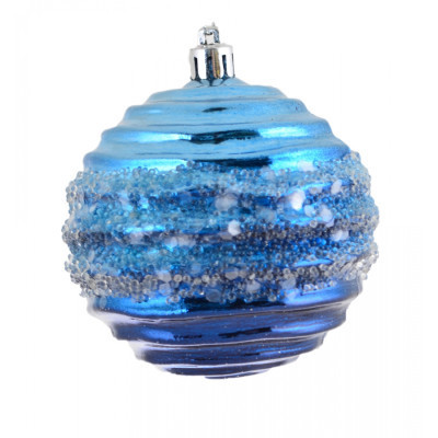 Елочная игрушка YES! Fun Морская тайна шар светло голубой 8 см (972858) Винница - изображение 1