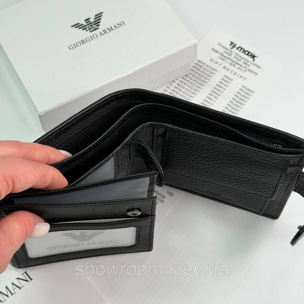 Мужское брендовое портмоне с монетницей Arnrmani (6604) Киев - изображение 5