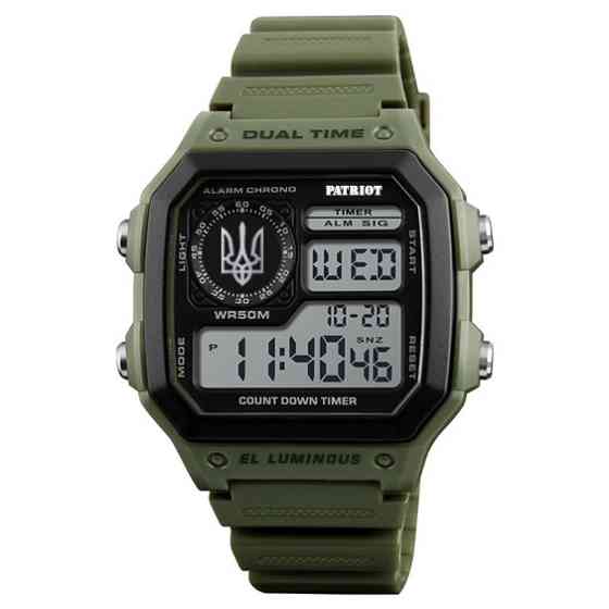 Patriot 010AGUASI Тризуб срібло Зелені + Коробка SBR Київ