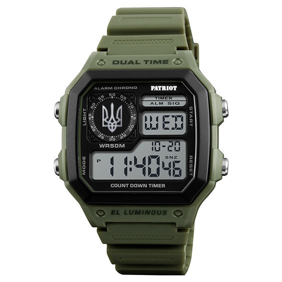 Patriot 010AGUASI Тризуб срібло Зелені + Коробка SBR Киев - изображение 5