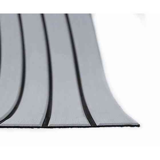 EVA искусcтвенный тик V-каналы Color 4 (светло-серый тик, черная полоса) Киев