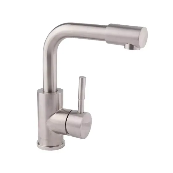 Смеситель для умывальника WEZER EKO1B-01 сатин Киев