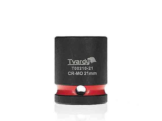 Головка ударна "Tvardy" з хром-молібденової сталі (Cr-Mo)  1/2"  6-гранна 21 мм 21 Київ