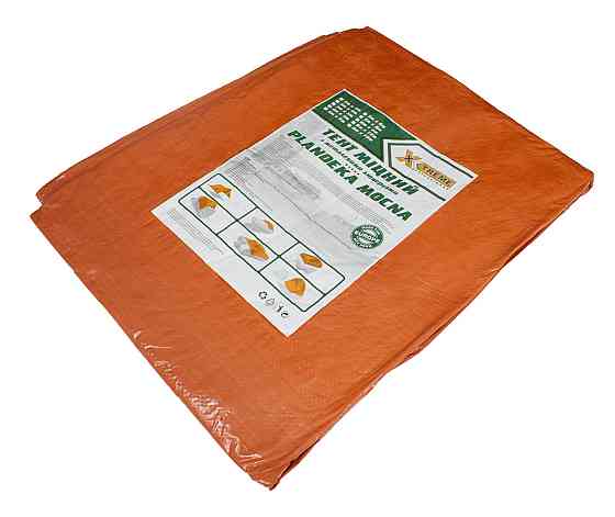 Тент 120 гр/м.кв.  3м х 4м"ORANGE" намет Дніпро