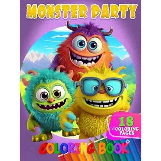 Розмальовка для дітей Monster Party А05122406 формат А4 Вінниця