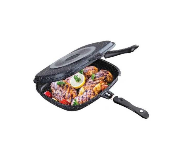 EB-8138 Сковорода - Гриль c Индукционным Дном С Обеих Сторон 32х25х4.8 Одесса - изображение 2