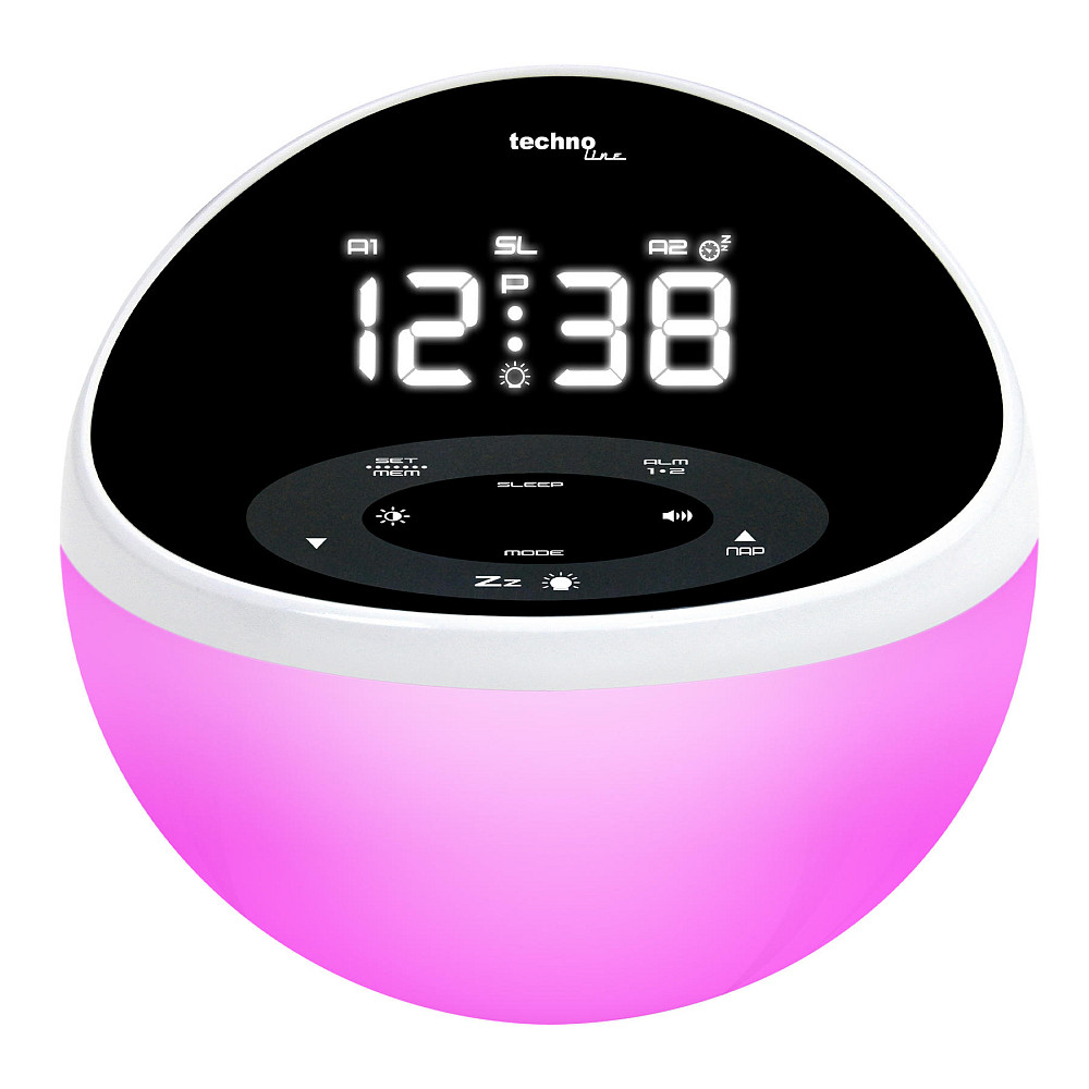 Часы настольные с радио Technoline WT500 Black/White (WT500) Киев - изображение 4