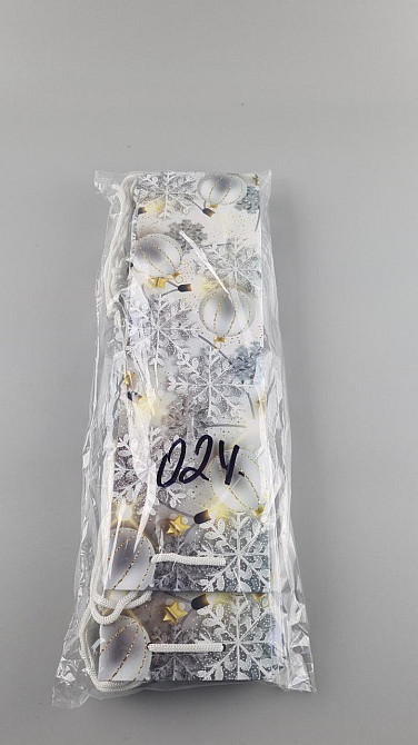 Пакет новогодний  бумажный под  бутылки-024 (12 шт) Харьков - изображение 2