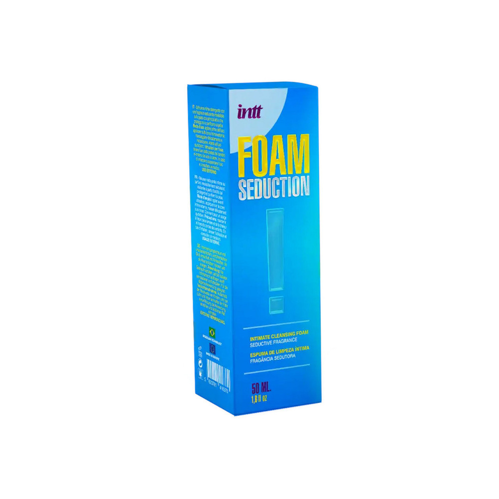 Піна для інтимної гігієни Intt FOAM SEDUCTION! унісекс, з ароматом, 50 мл Sex Aura Київ - фото 7
