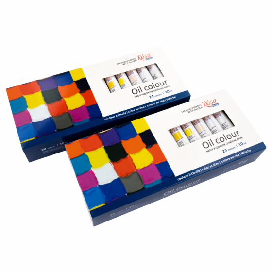 Набір олійних фарб 24×10мл ROSA Studio Київ