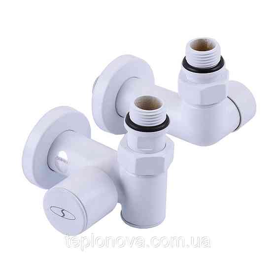 Кран кутовий під ТЕН Solomon 1/2"х1/2" білий, 2 шт. Чернівці