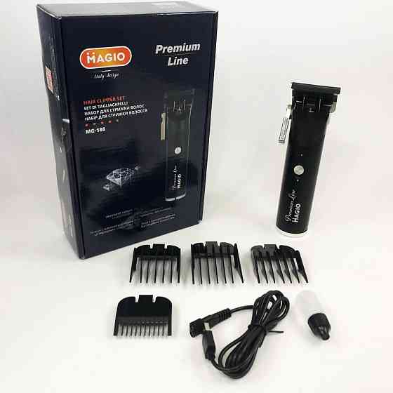 Тример бездротовий MAGIO, Електрична машинка для стрижки з насадками, Електронна машинка для стрижки FK-37 Івано-Франківськ
