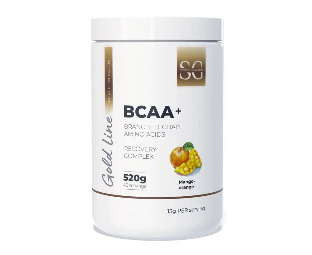 Аминокислоты Sport Generation Gold Premium BCAA+ 520 g (Mango Orange) Луцк - изображение 1