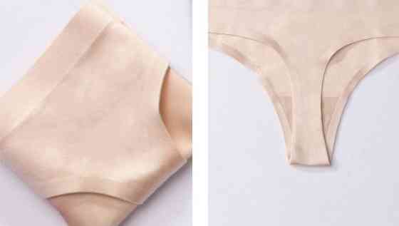 Женские бесшовные стринги 46 размер - в наборе 3шт., 80% нейлон, 20% спандекс Киев