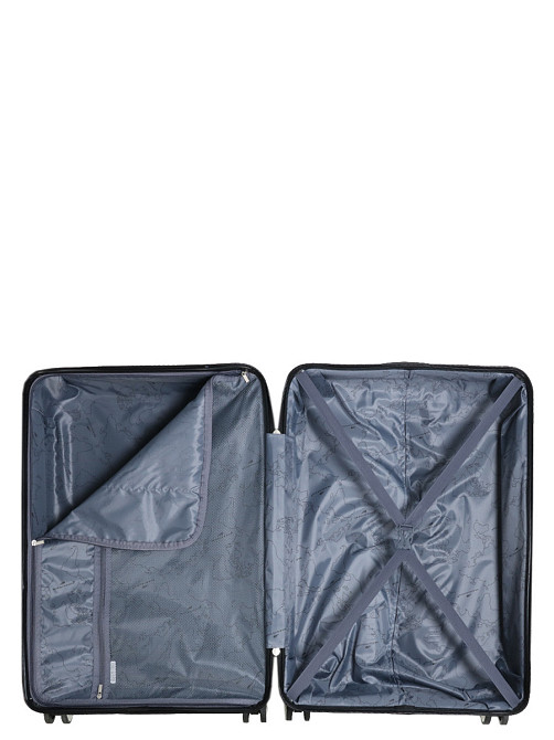 Валіза поліпропіленова SNOWBALL MADISSON 33703 велика 75 см чорна Київ - фото 20