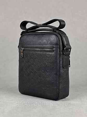 Мужская барсетка, сумка на плечо Coach (2515) чорная Киев