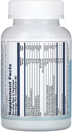 Питательные вещества для волос с L-цистеином Solaray Hair Nutrients - 120 vcaps Киев - изображение 2
