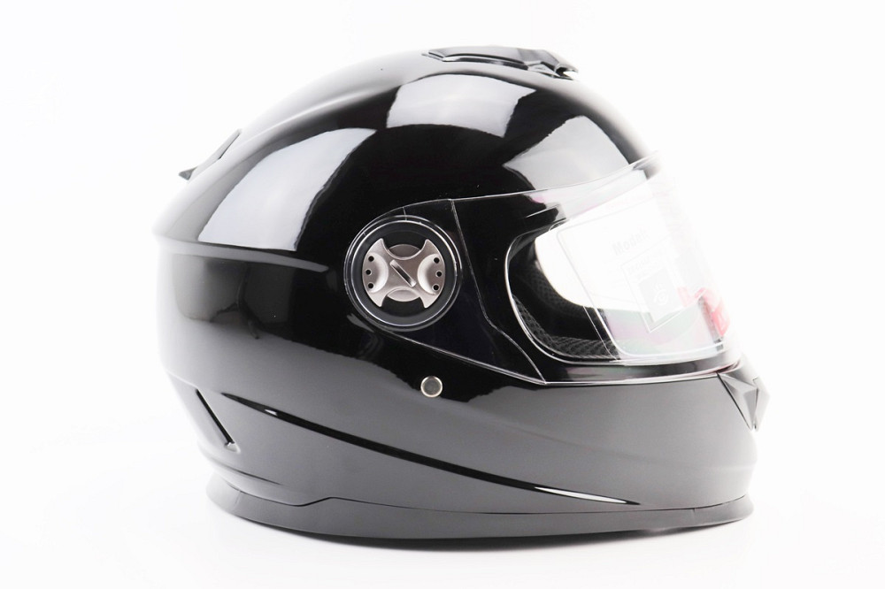 Шолом інтеграл, закритий BLD-М65 М (57-58см), ЧОРНИЙ глянець Київ - фото 3