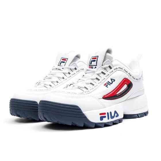 Кроссовки FILA Disruptor Белые Женские Кожаные Фила (размеры: 36,37,38,39,40) Видео Обзор Днепр