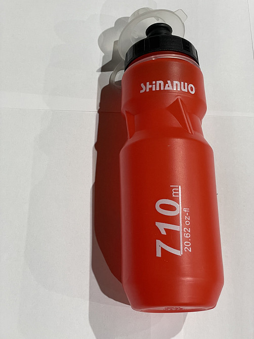 Велосипедна фляга (пластикова, червона) (700ml) Мукачево - фото 1
