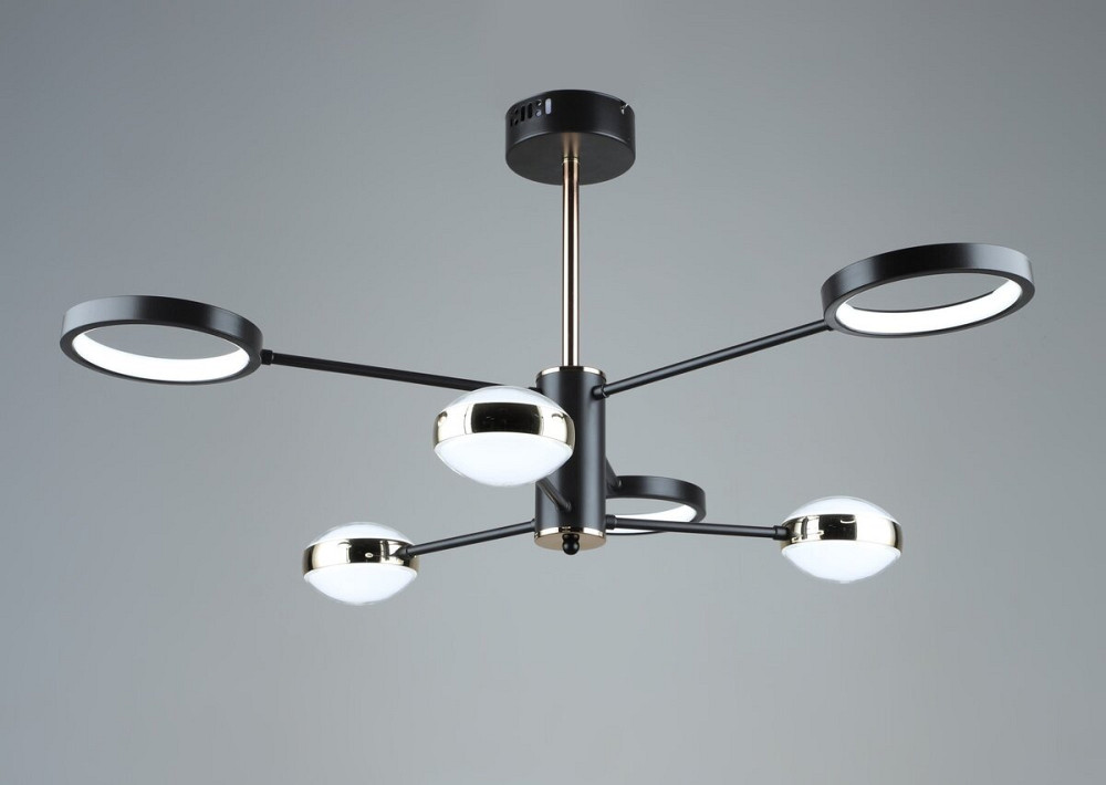 SIRIUS Люстра світлодіодна акрилова Sirius B /3+3 COFFEE+GD Коломыя - изображение 2