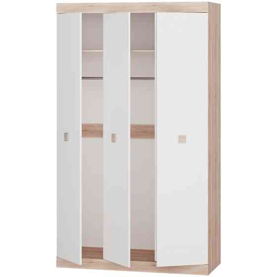 Шкаф 3-х дверный Эверест Соната-1200 дуб сонома + белый (DTM-2293) Львов