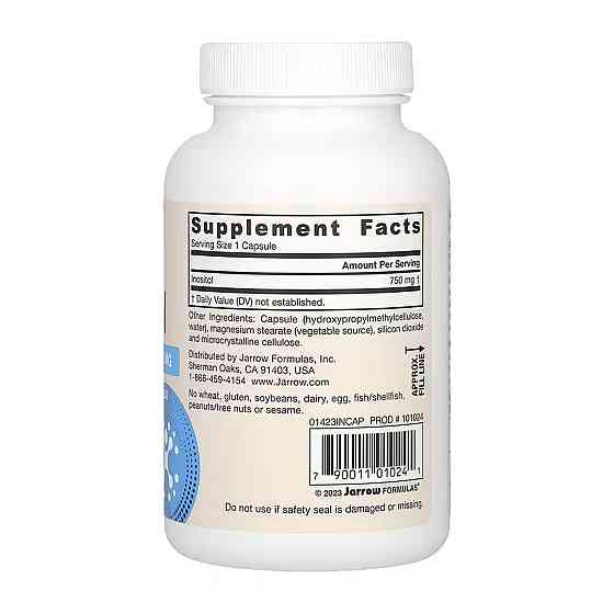 Инозитол Jarrow Formulas Inositol 750mg 100 вег кас Киев