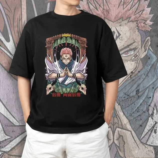 Футболка мужская с принтом Магическая Битва Сукуна 3 Размер 48 Днепр - изображение 3