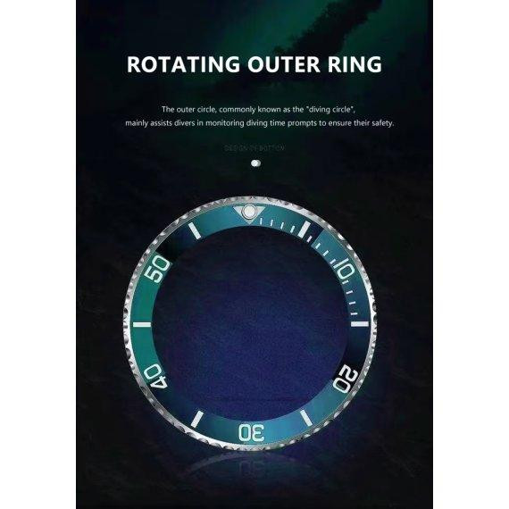 Чоловічий наручний годинник Hemsut Zurich Blue (Сріблястий) Вінниця - фото 7