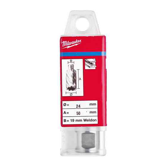 Кільцева фреза по металу MILWAUKEE HSS (WELDON), O24x50мм Одеса