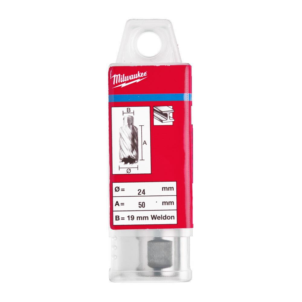 Кільцева фреза по металу MILWAUKEE HSS (WELDON), O24x50мм Одеса - фото 2