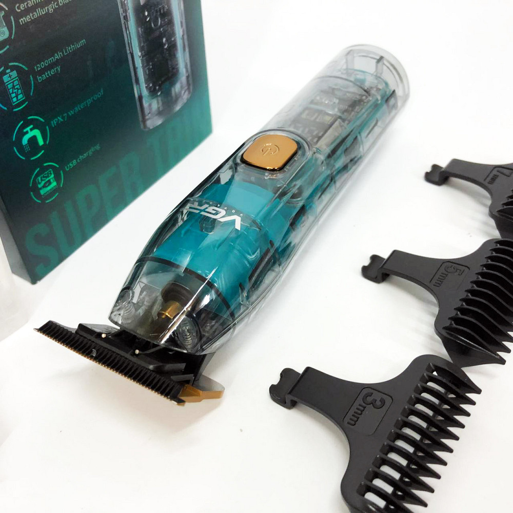 Електромашинка для волосся VGR, Машинка для стрижки чоловіча Машинка стрижки волосся і потилиці KH-89 Львів - фото 3