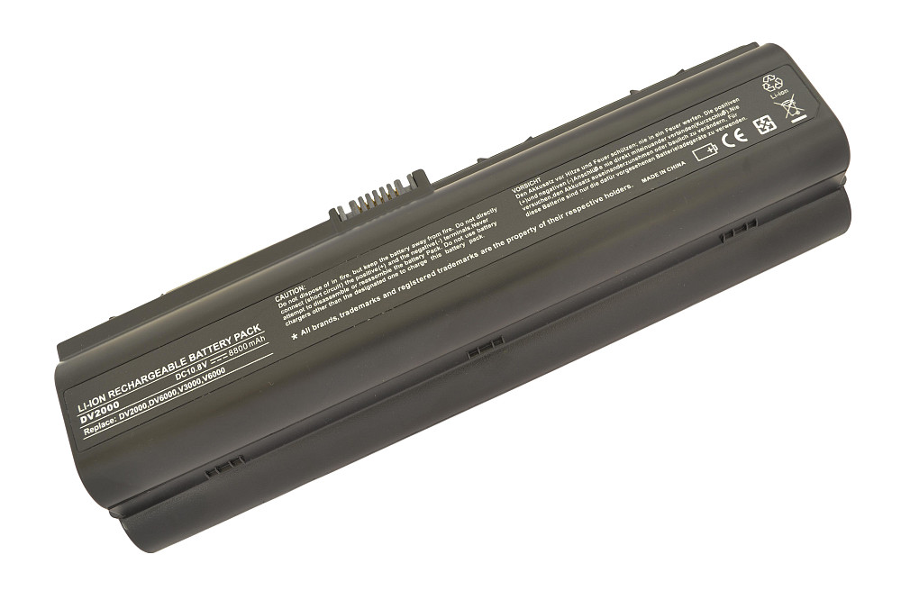 Аккумулятор для ноутбука Усил. HP Compaq EV089AA Pavilion DV6000 10.8V Black 8800mAh OEM Вінниця - фото 2