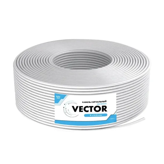 Кабель сигнальний Vector 6х0.22 CCA 100m (35-00019) Київ