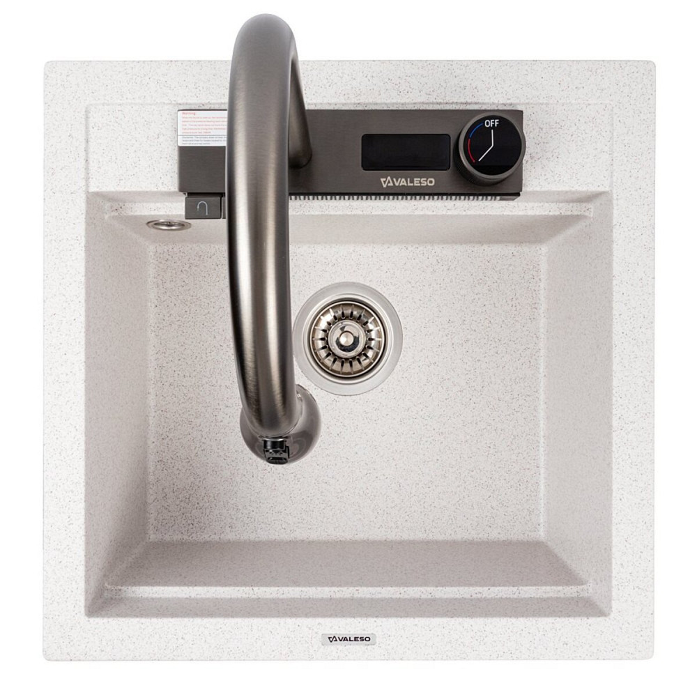 VALESO Українська: Кухонна гранітна мийка VALESO 5149 VIVA топаз Коломия - фото 12