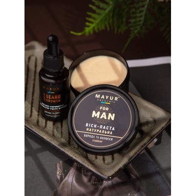Віск для волосся Mayur Для стайлінгу бороди та волосся 50 мл (4820230952872) Вінниця - фото 2