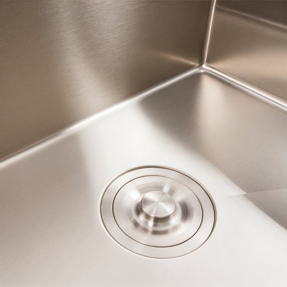 Кухонна мийка 58*43 нержавійка VALESO Handmade (сифон круглий, 3.0/0.8) Коломыя - изображение 5