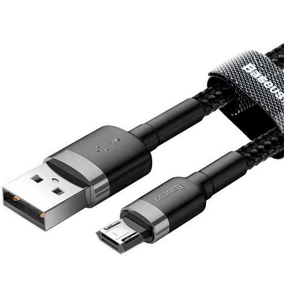 Кабель USB Baseus Cafule MicroUSB (CAMKLF-CG1) Black 2m Рівне