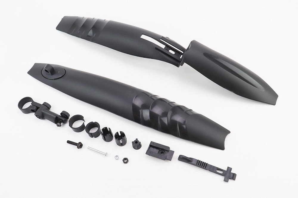 Крила пластмасові 24-26" MTB швидкознімні, чорні HC-373 Київ - фото 1