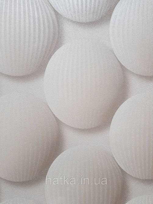 Обои виниловые на флизелине метровые Sintra Edelina геометрия фигуры круги  3д кофе с молоком Киев - изображение 1